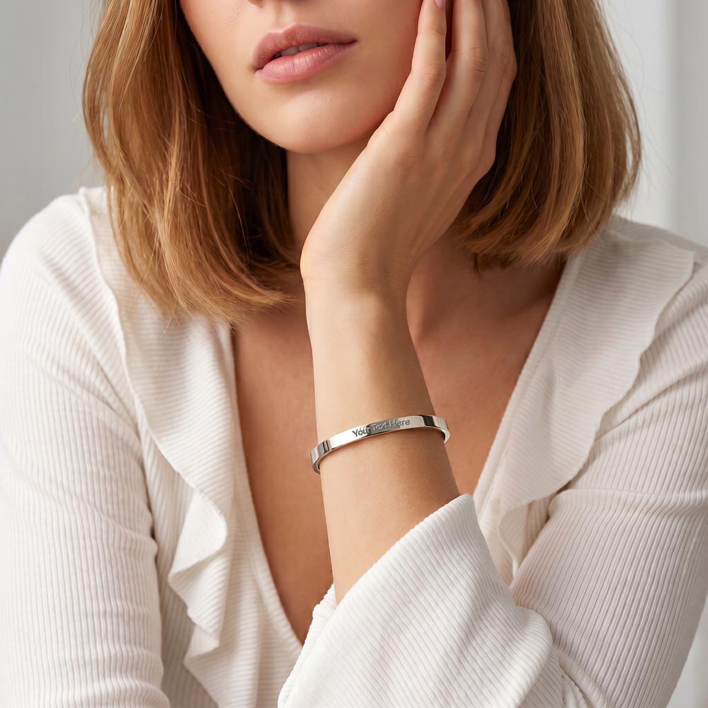 Gift For Wife - Never Forget - Engravable Bracelet