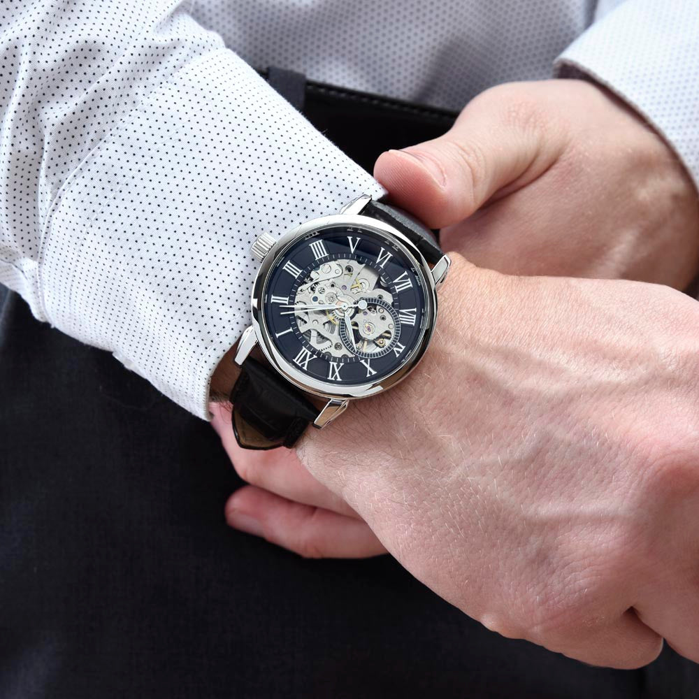 Gift For Husband - Always Make Time For Us Open Faced Watch
