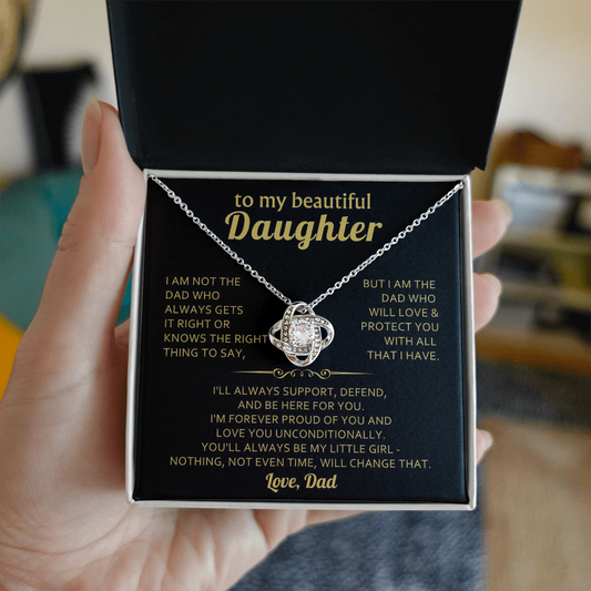 Gift For Daughter | Infinity Knot Neckalce