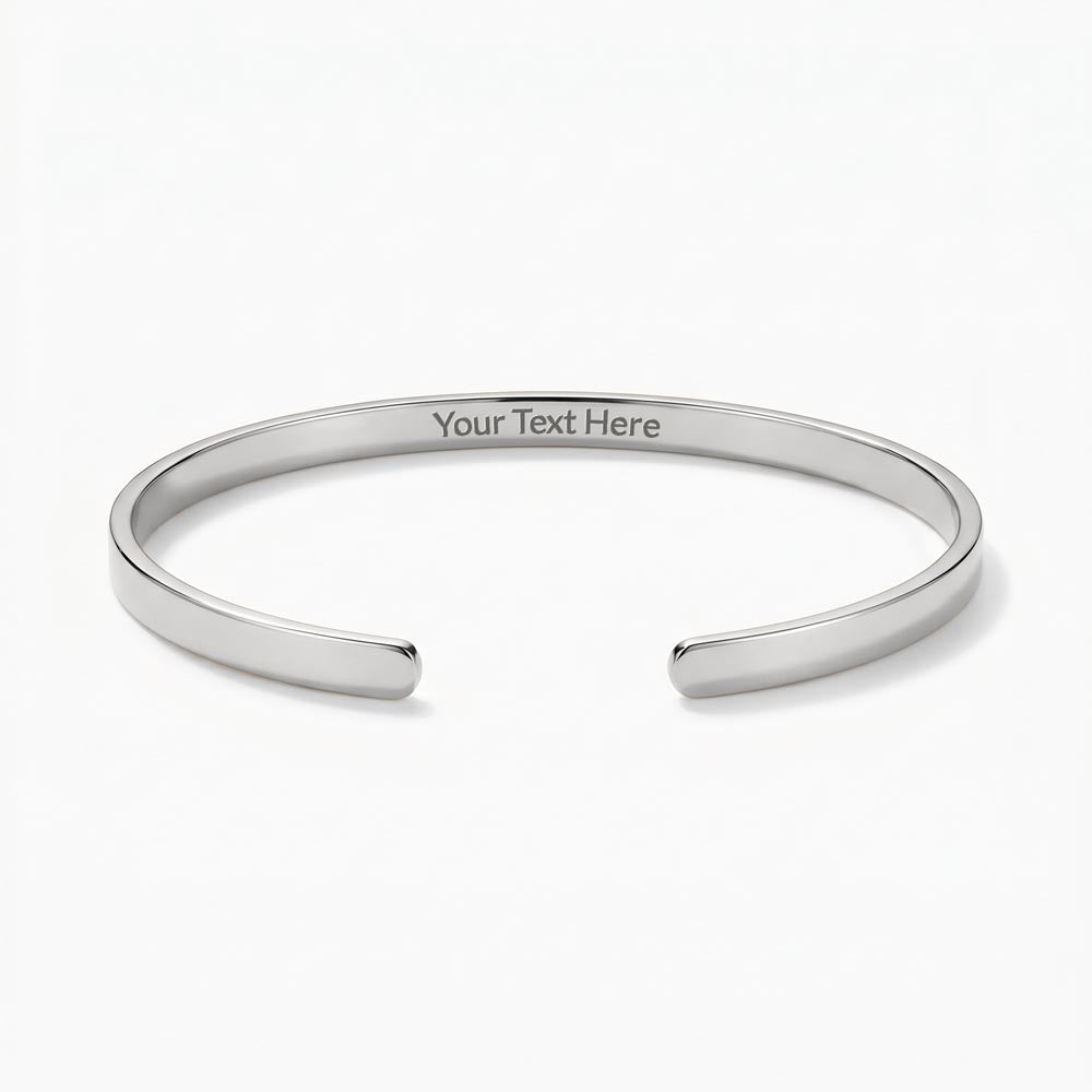 Gift For Wife - Never Forget -  Engravable Bracelet