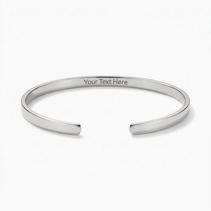 Gift For Wife - Never Forget -  Engravable Bracelet