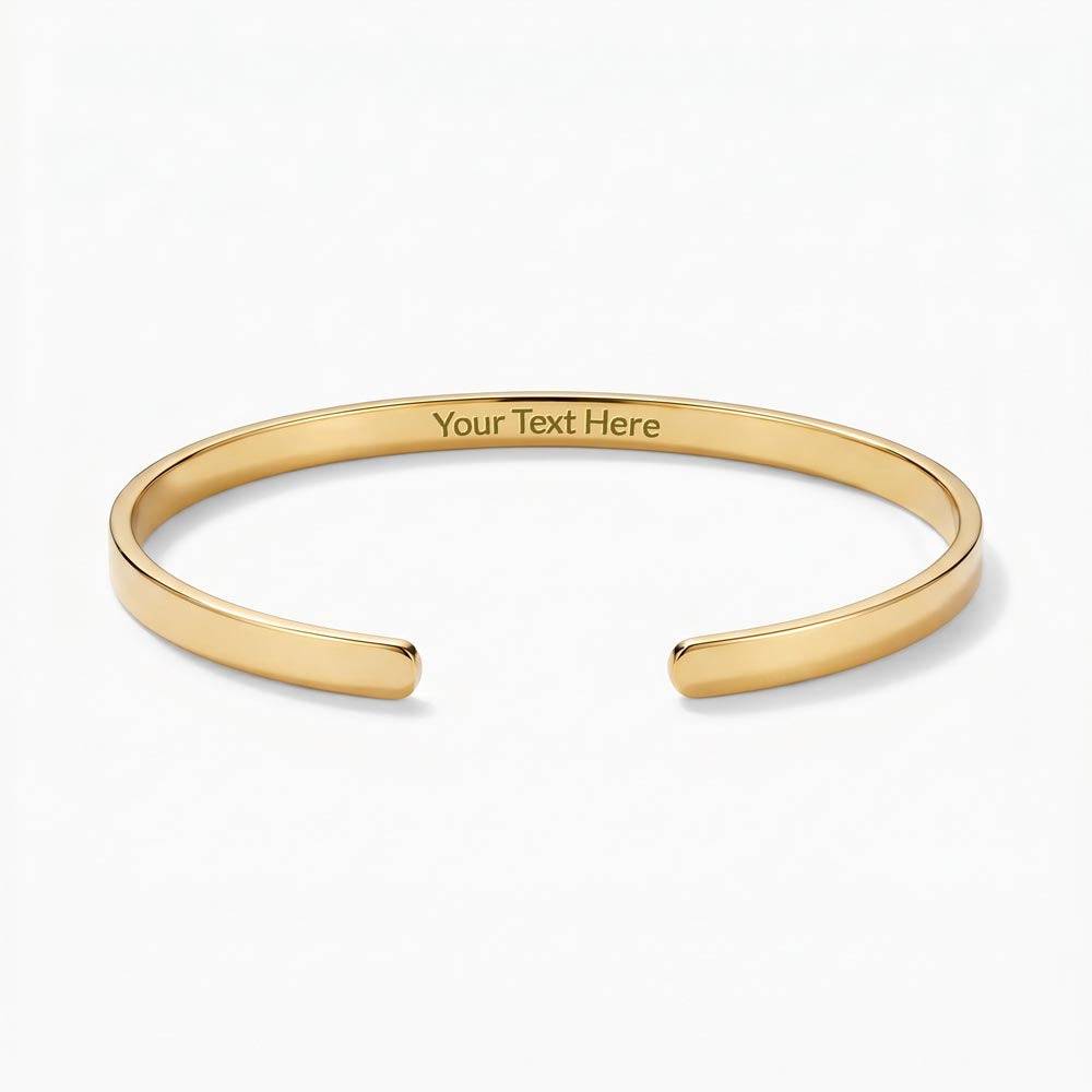 Gift For Wife - Never Forget -  Engravable Bracelet