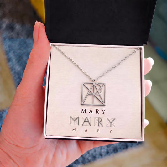 Dad to Daughter Name Necklace