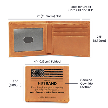 Gift For Husband - Fathers Day Wallet