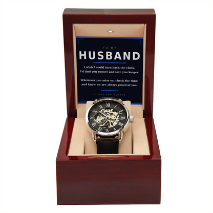 Gift For Husband -  Always Proud Of You Watch