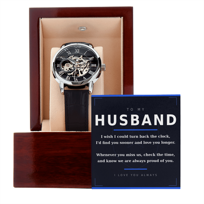 Gift For Husband -  Always Proud Of You Watch