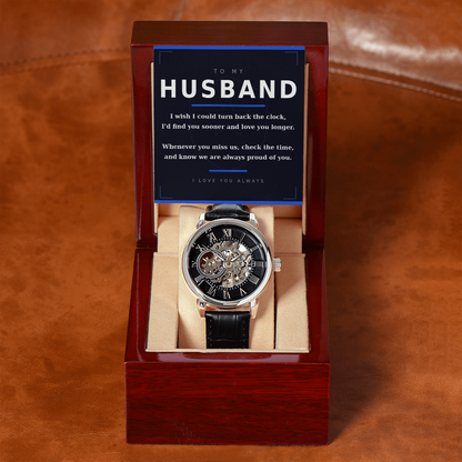 Gift For Husband -  Always Proud Of You Watch