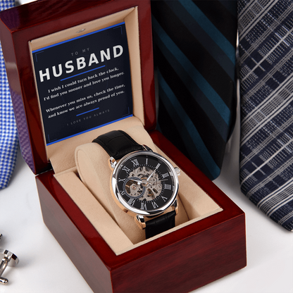 Gift For Husband -  Always Proud Of You Watch