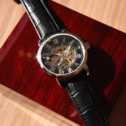 To My Dad — Men's Luxury Watch with Message Card