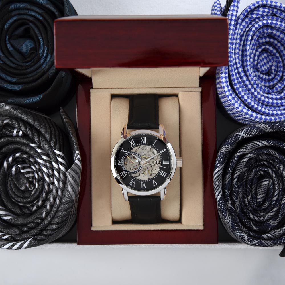 To My Dad — Men's Luxury Watch with Message Card
