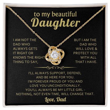 Gift For Daughter | Infinity Knot Neckalce
