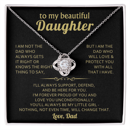 Gift For Daughter | Infinity Knot Neckalce