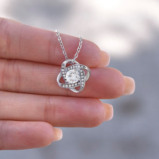 Gift For Granddaughter - WE will never stop spoiling you - Infinity Knot Necklace