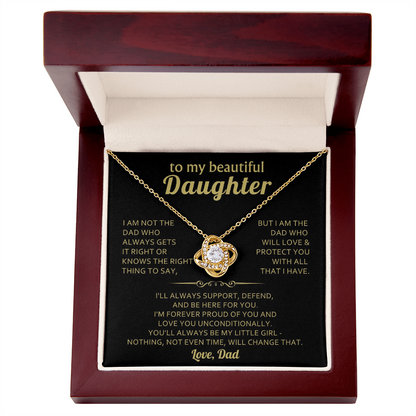 Gift For Daughter | Infinity Knot Neckalce