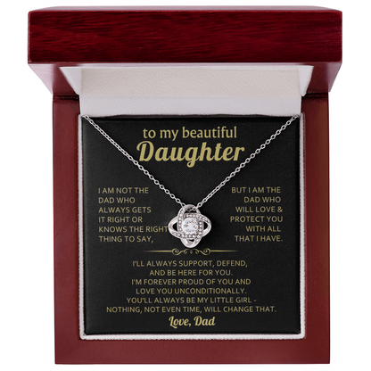Gift For Daughter | Infinity Knot Neckalce