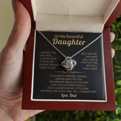 Gift For Daughter | Infinity Knot Neckalce