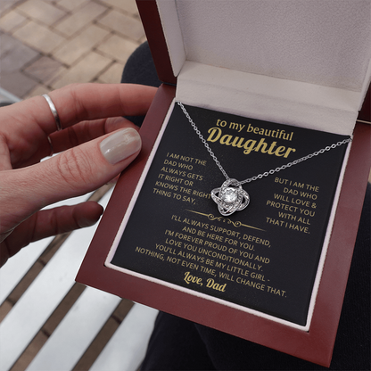 Gift For Daughter | Infinity Knot Neckalce