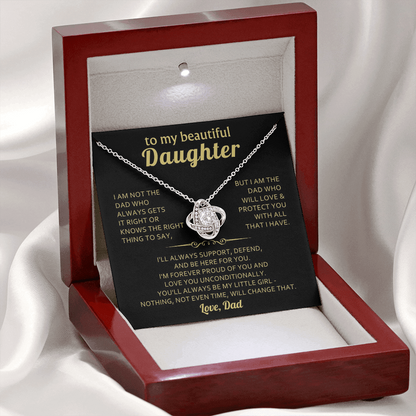 Gift For Daughter | Infinity Knot Neckalce